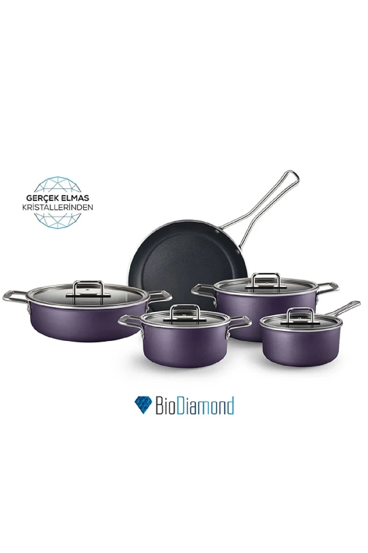 سرویس9پارچه قابلمه Biodiamondکاراجا21