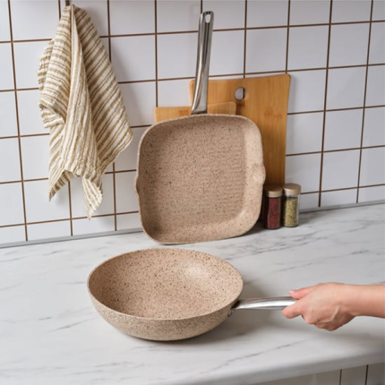 ماهیتابه 2عددی بیوگرانیت کاراجا کد 6282